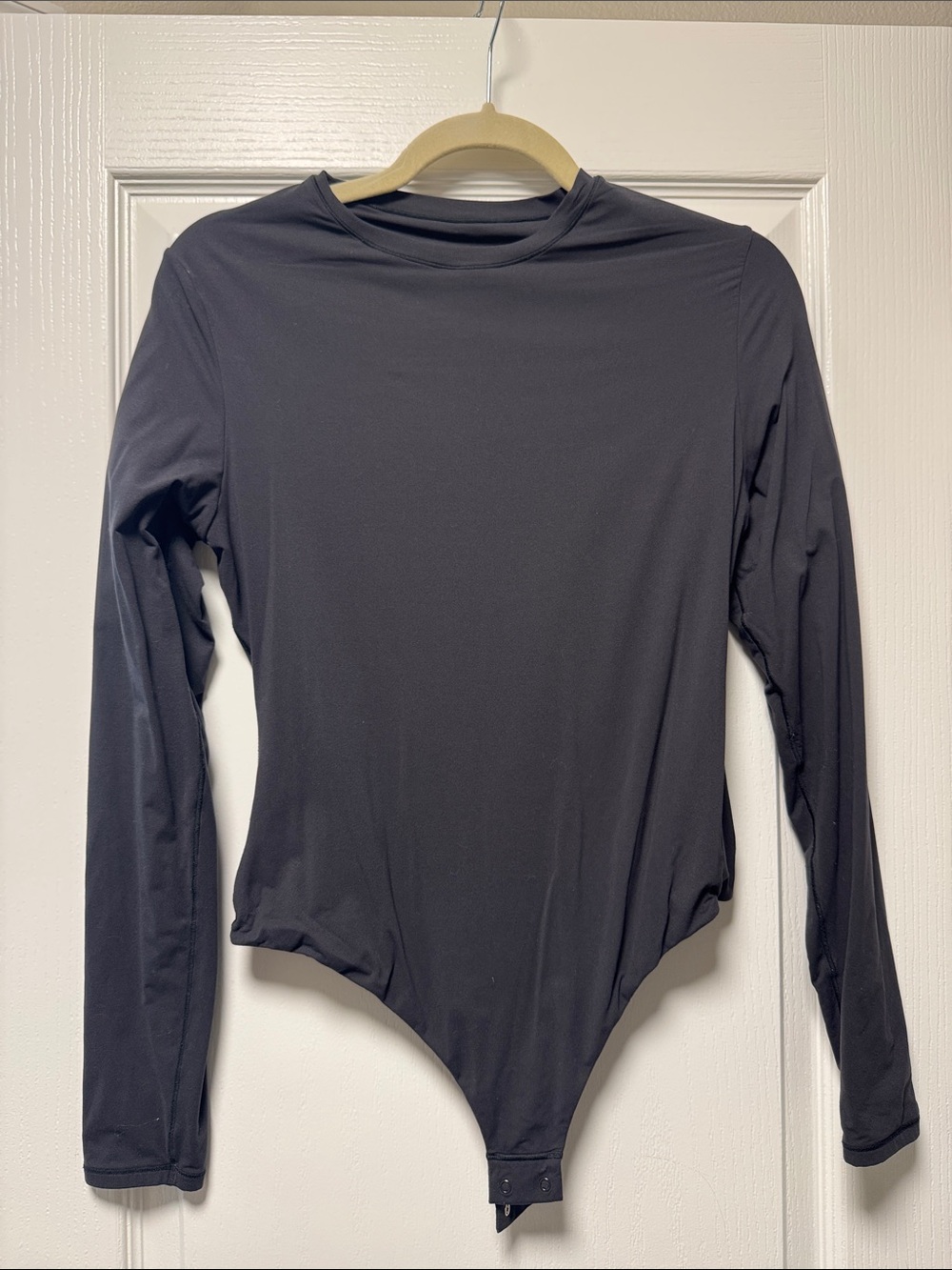 Skims fits everybody long sleeve bodysuit black XL